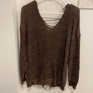 Brown sweater